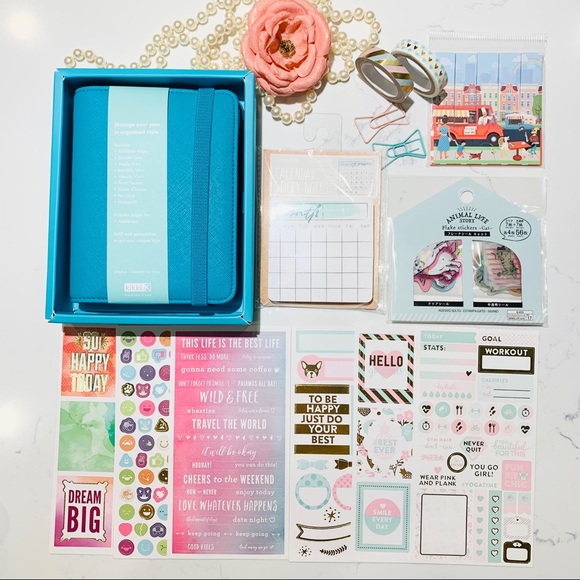 Kikkik planner set sticky notes, stickers, washi - Picture 1 of 12